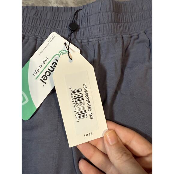 NWT Universal Standard Women Elastic Waist Shorts Pockets Size 4XS (00-0) Blue - Picture 3 of 10